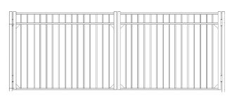 42 Inch Storrs Industrial Double Gate