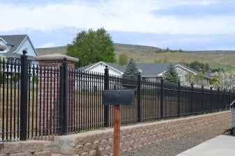 Commercial Grade Wrought Iron Fence