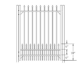 42 inch Residential Doggie Panel Standard Gate