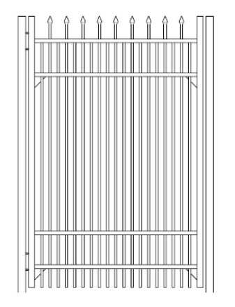 96 Inch Falcon Commercial Standard Gate