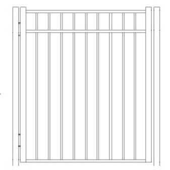 54 inch Storrs Residential Standard Gate-Quick