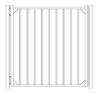 42 Inch Derby Industrial Standard Gate