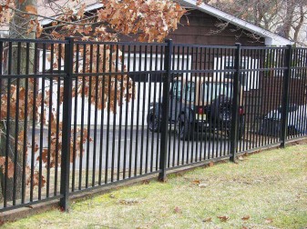 54 Inch High Residential Storrs Aluminum Fence (Quick Ship)