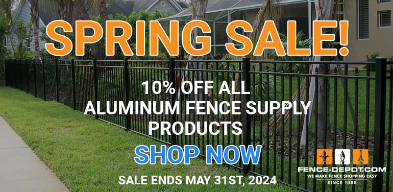 Discount aluminum fence discount