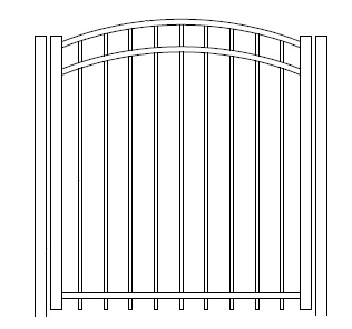 Auburn Arched Gate