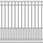 Auburn Puppy Picket Aluminum Fence