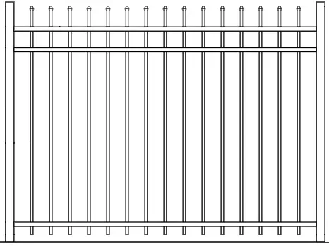 Aurora Aluminum Fence