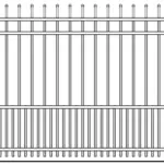Aurora Puppy Picket Aluminum Fence