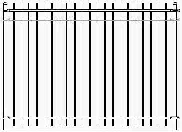 Genesis Rackable Welded Steel Fence