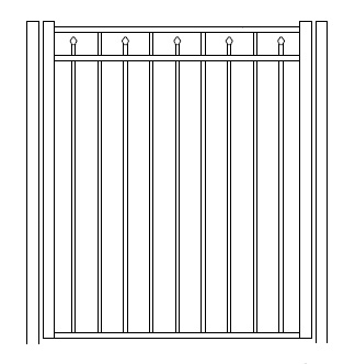 Windham Concealed Fastener Standard Gate