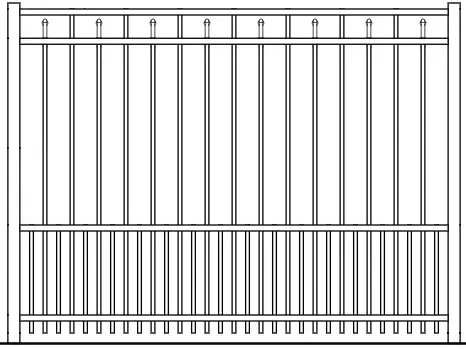 Windham Puppy Picket Aluminum Fence