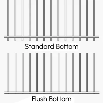 Standard Bottom vs Flush Bottom